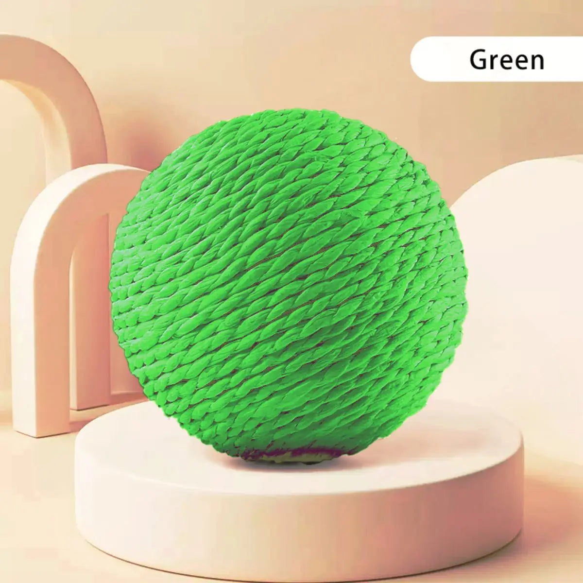 10CM Interactive Cat Scratching Ball Toy For Kitten Teeth Cleaning Anti Bite Cat Ball Sounding Toy Pet Supplies