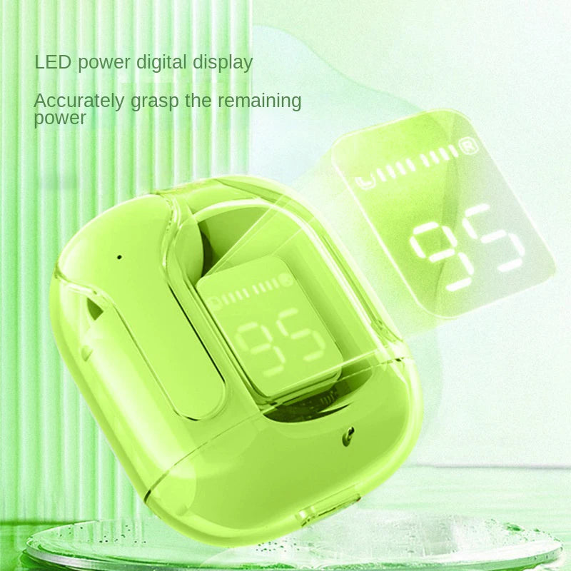 Wireless Mini Earbuds LED Power Digital Display TWS Wireless Headset Stereo Sound Bluetooth Headphones