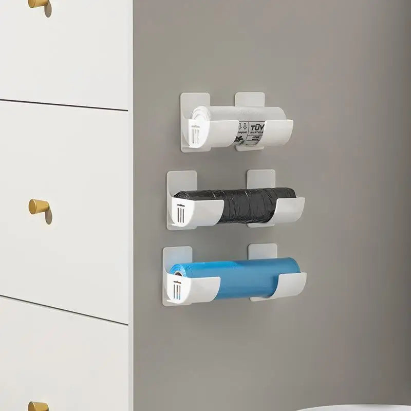 8PCS/2PCS/3PCS/4PCS Storage Tray Refrigerator Side Storage Rack Plastic Wrap Garbage Bag Cabinet Storage Rack