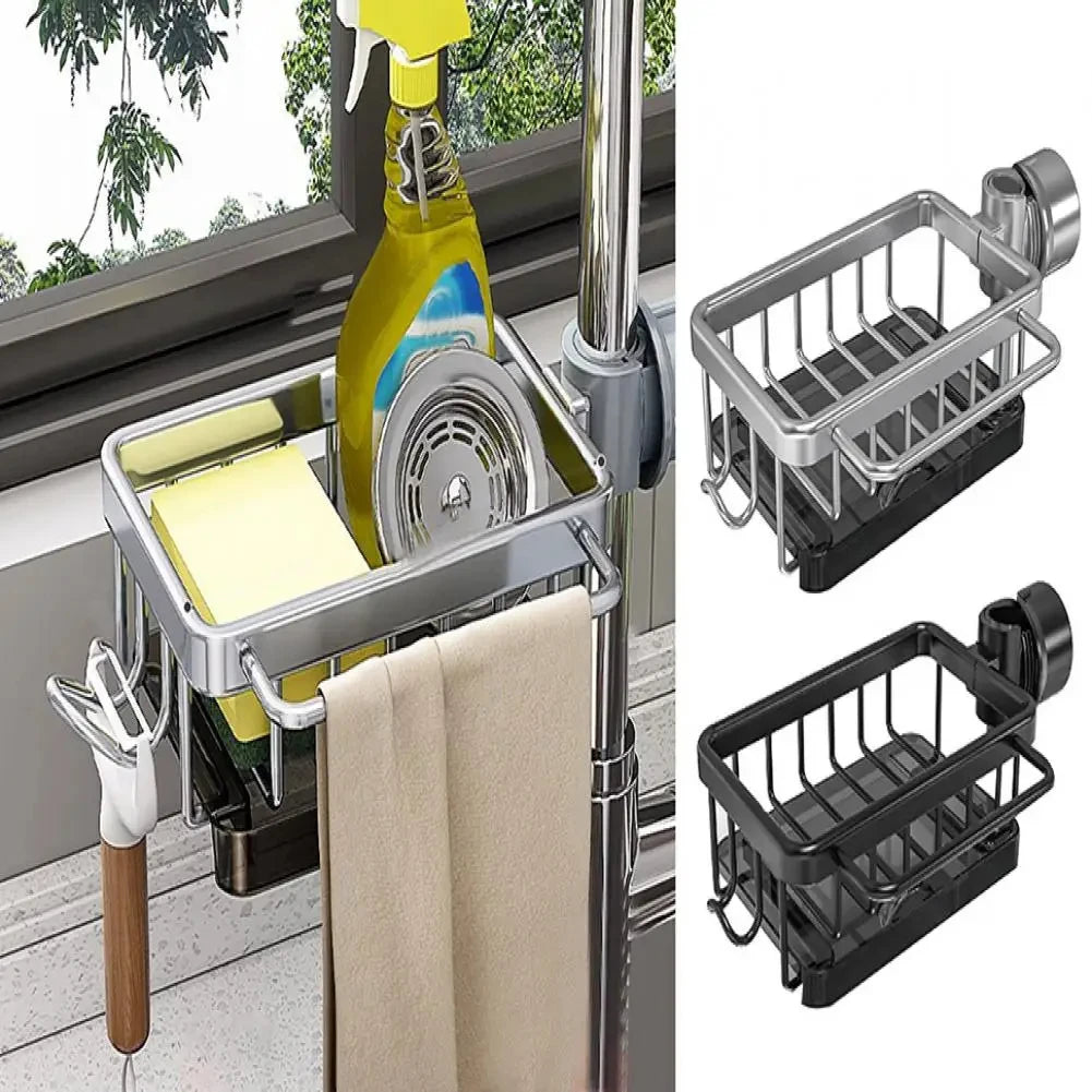Kitchen Sink Faucet Storage Rack Dishwasher Vegetable Sink Supplies Household Drain Basket For Bathroom Gadget