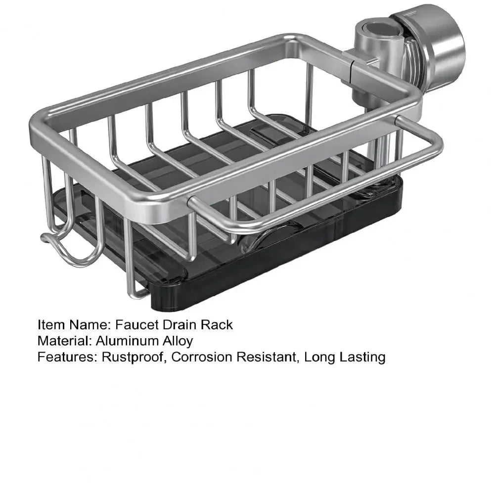 Kitchen Sink Faucet Storage Rack Dishwasher Vegetable Sink Supplies Household Drain Basket For Bathroom Gadget