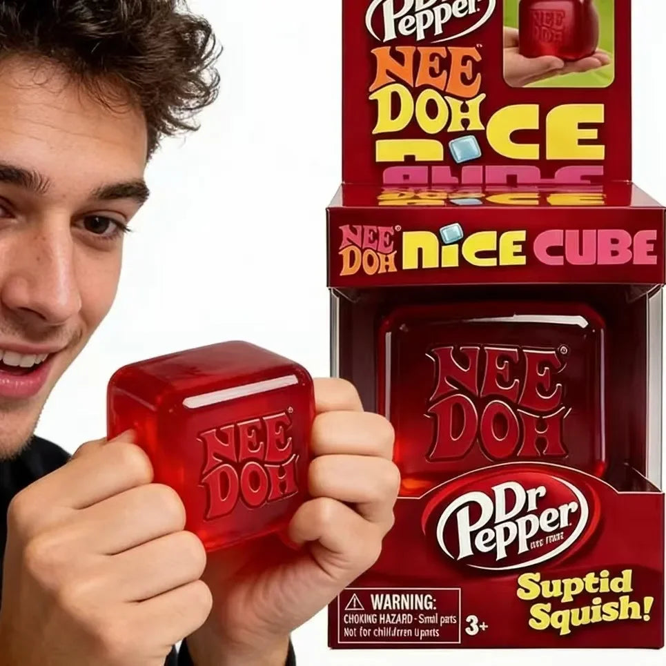 HOT Nee Doh Nice Cube Squishy Stress Ball blind box Relief Soft Squeeze Fidget Cube for Adults Fun Soft Stress gifts Fidget Toys