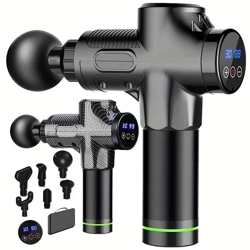 Portable Gun Vibration Massage Gun For Body Neck Back Deep Muscle Relaxation Fitness Slimming One Head