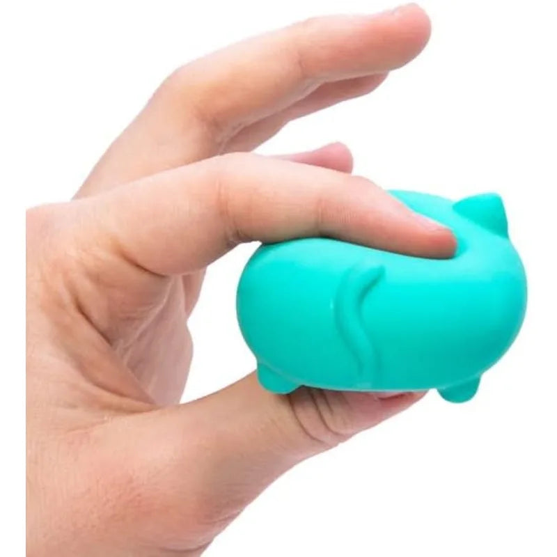 Schylling Needoh Cute Cat Squishy Toys Slow Rise Stress Relief Ball Sensory Fidget Toys for Adult Kids Anti-Anxiety Sensory Toys