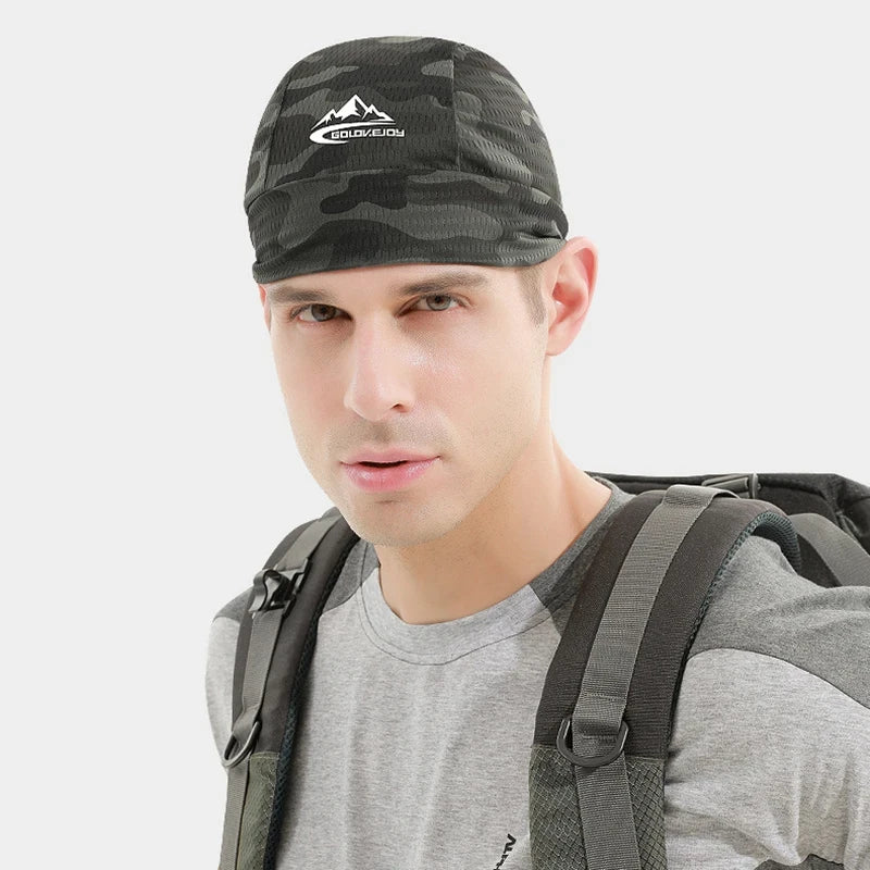 Cooling Skull Cap Helmet Lining Breathable Sweat Wicking Cycling Sports Running Hat Comfortable Outdoor Hiking Cap Quick Dry Cap