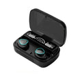 TWS M10 Wireless Bluetooth Headset with Charge Box for Phone Noise Cancelling Mic Earbuds LED Display Headphones Sport Earphones