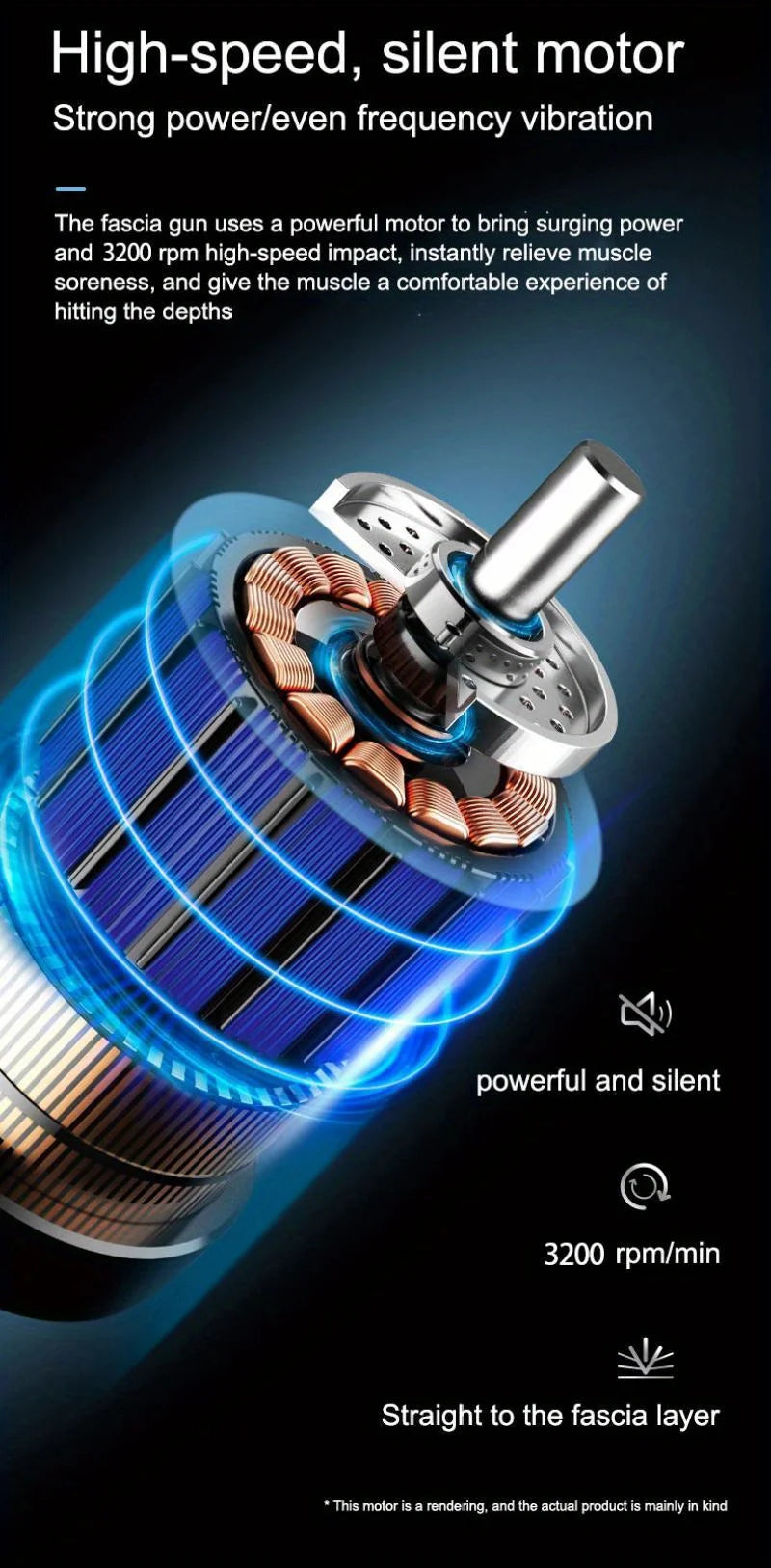 Portable Gun Vibration Massage Gun For Body Neck Back Deep Muscle Relaxation Fitness Slimming One Head