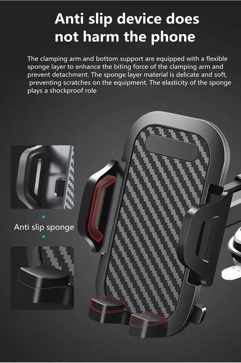 360° Rotatable Stable Car Phone Bracket Universal Windshield Suction Cup & Air Vent Mount Stand Car Phone Holder for Cellphone
