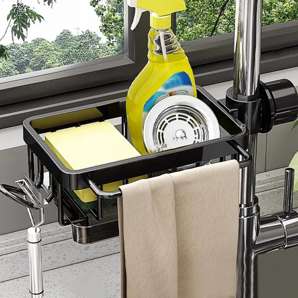 Kitchen Sink Faucet Storage Rack Dishwasher Vegetable Sink Supplies Household Drain Basket For Bathroom Gadget