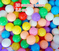 100PCS Outdoor Sport Ball Colorful Soft Water Swim Pool Ocean Wave Ball Baby Eco-Friendly Stress Air Ball Tent Toys
