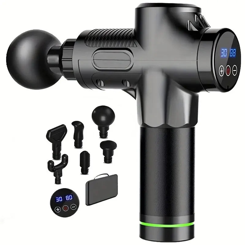 Portable Gun Vibration Massage Gun For Body Neck Back Deep Muscle Relaxation Fitness Slimming One Head