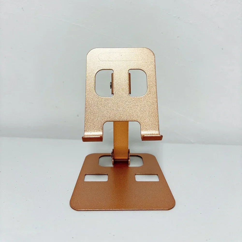 Foldable Desk Phone Holder Mount Stand For iPhone 12-16 Universal Mobile Phone Holder Tablet Desktop Aluminum Alloy Holder