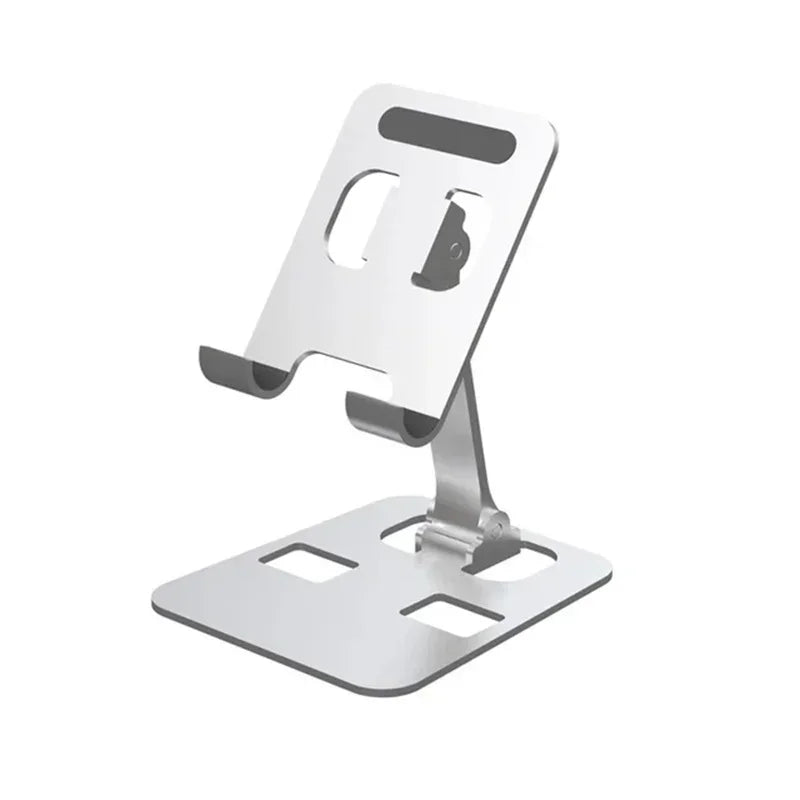 Foldable Desk Phone Holder Mount Stand For iPhone 12-16 Universal Mobile Phone Holder Tablet Desktop Aluminum Alloy Holder