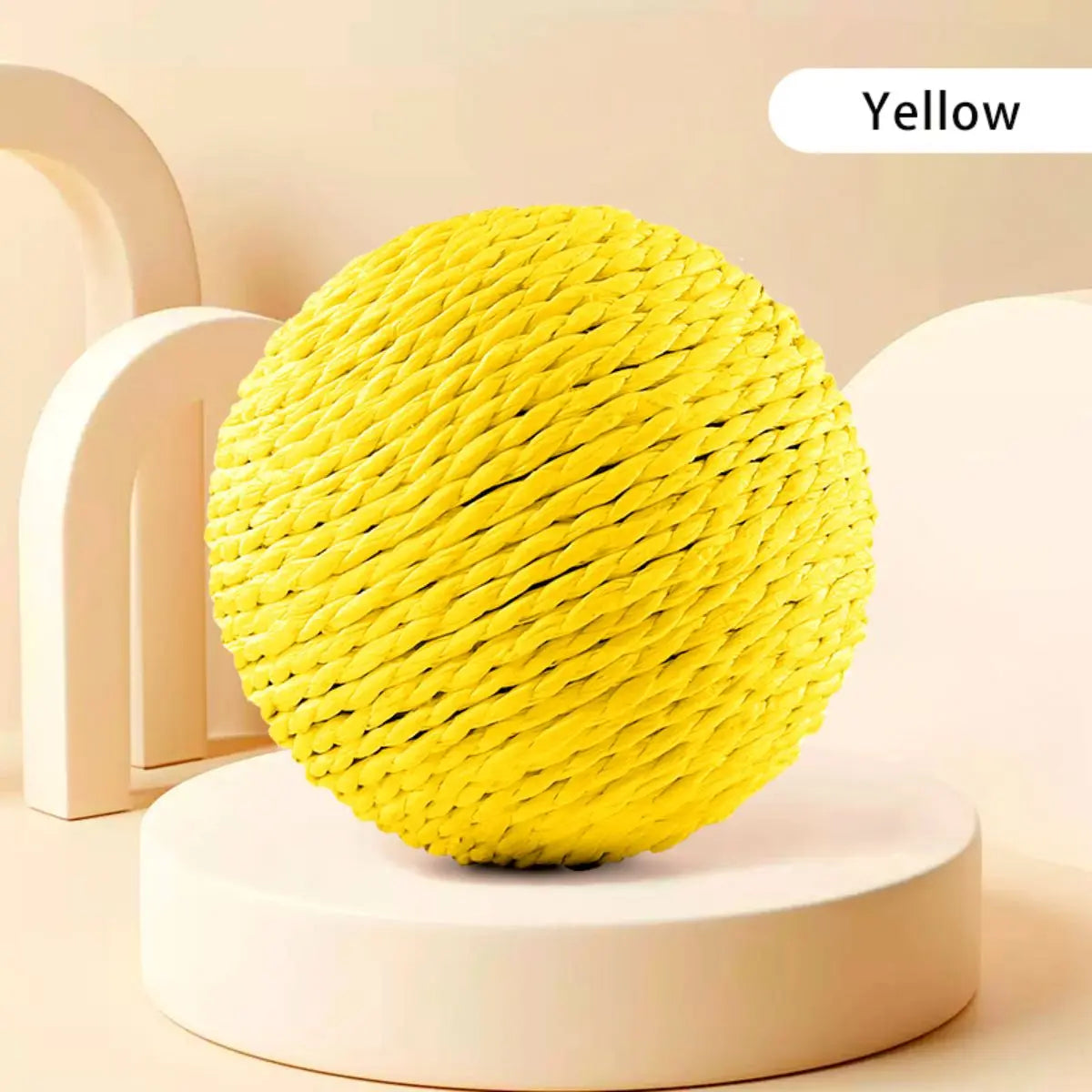 10CM Interactive Cat Scratching Ball Toy For Kitten Teeth Cleaning Anti Bite Cat Ball Sounding Toy Pet Supplies