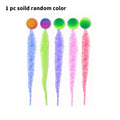 Cat Interactive Toys Caterpillar Elastic Ball Cat Toy Rainbow Worm Bouncing Ball Pet Supplies Puzzle Teasing Cat Interactive Toy