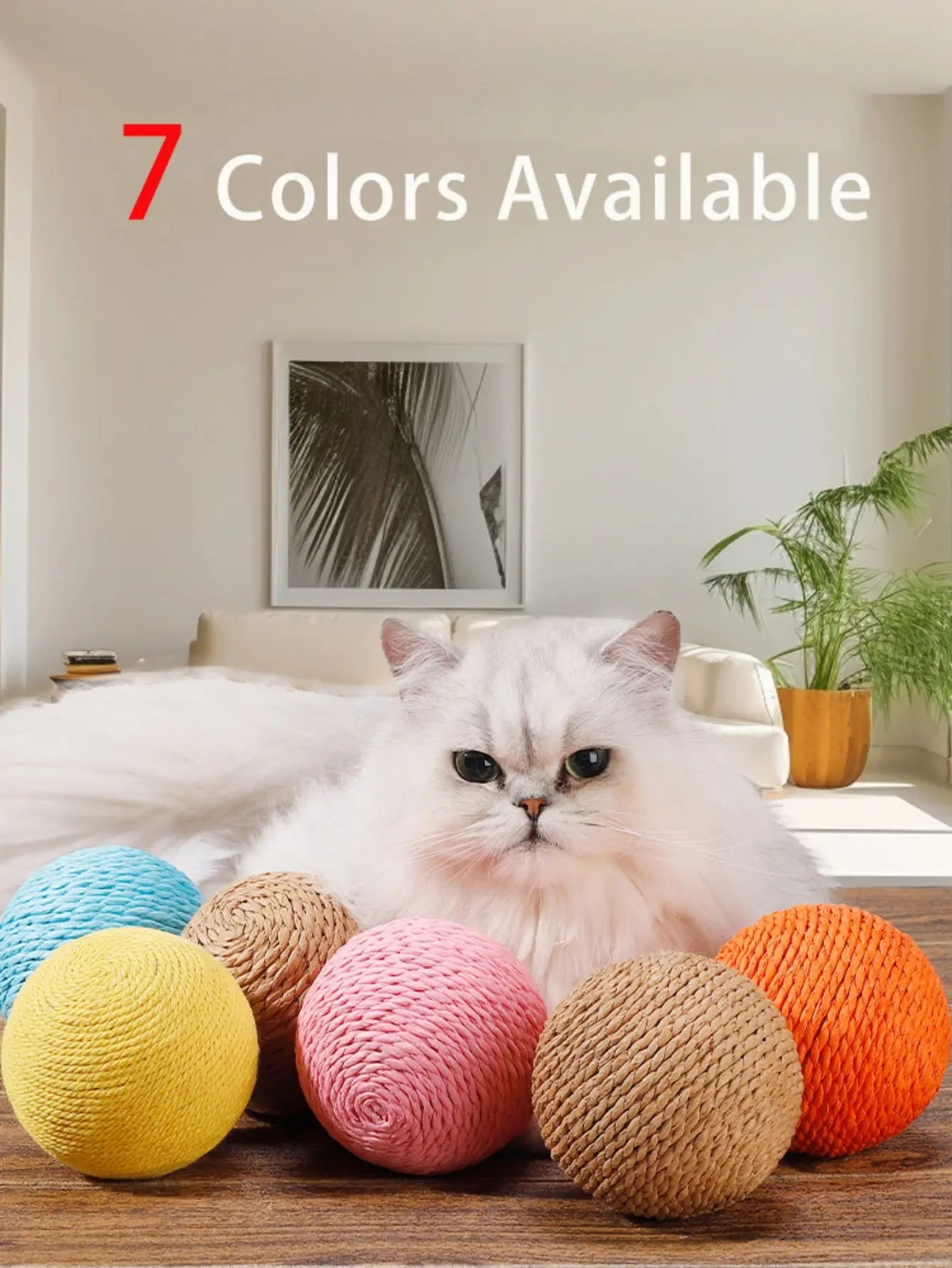 10CM Interactive Cat Scratching Ball Toy For Kitten Teeth Cleaning Anti Bite Cat Ball Sounding Toy Pet Supplies