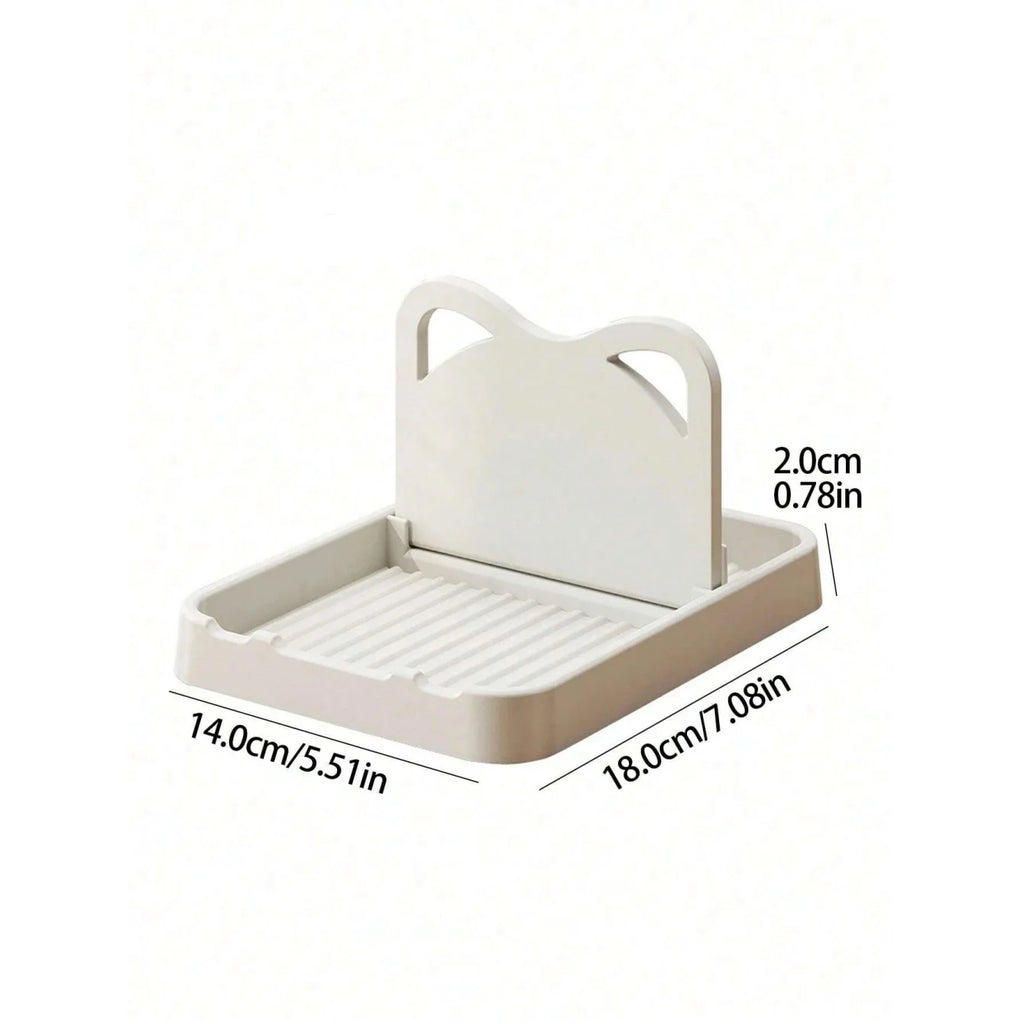 1-3PC Spatula Pot Lid Holder Foldable Multifunctional Upright Stand  Kitchen Draining Rack Wave Anti-slip Storage Organiser