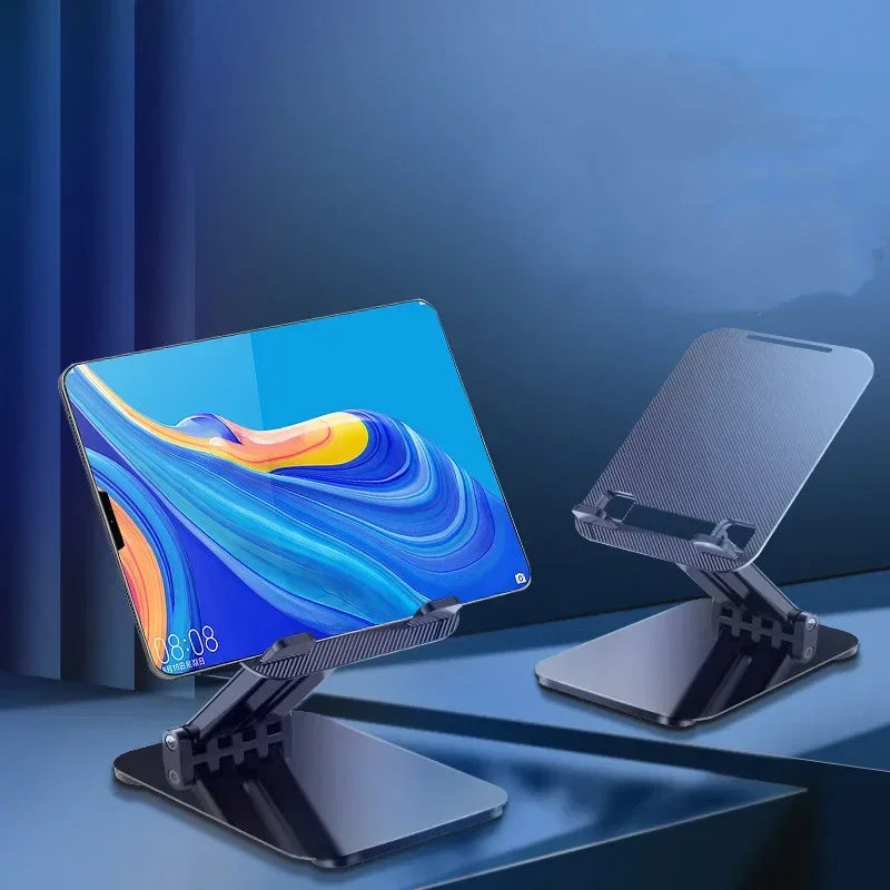 Foldable Desk Phone Holder Mount Stand For iPhone 12-16 Universal Mobile Phone Holder Tablet Desktop Aluminum Alloy Holder