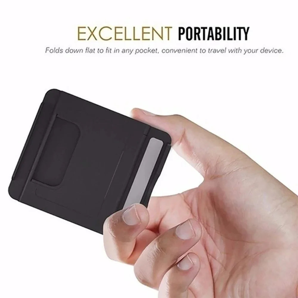 Portable Desktop Phone Tablet Stand Folding Holder Flexible Foldable Smartphone Mobile Phone Bracket Universal Lazy Desk Stand