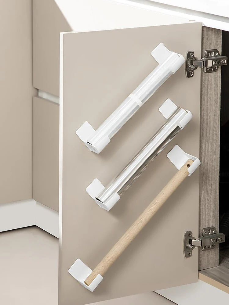 8PCS/2PCS/3PCS/4PCS Storage Tray Refrigerator Side Storage Rack Plastic Wrap Garbage Bag Cabinet Storage Rack