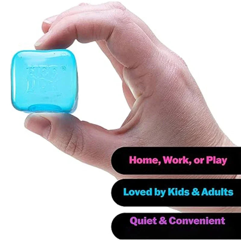 #In Stock Squishy NeeDoh Schylling Nice Cube Sensory Squeeze Toy with Super Solid Squish Stress Relief Anxiety Sensory Gifts