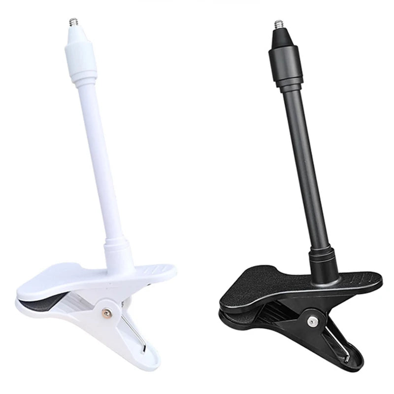 Protable Flexible Camera Clamp Mount Baby Monitor Camera Holder Stand Webcam Monitor Punch-free Bendable Bracket Base With Clip