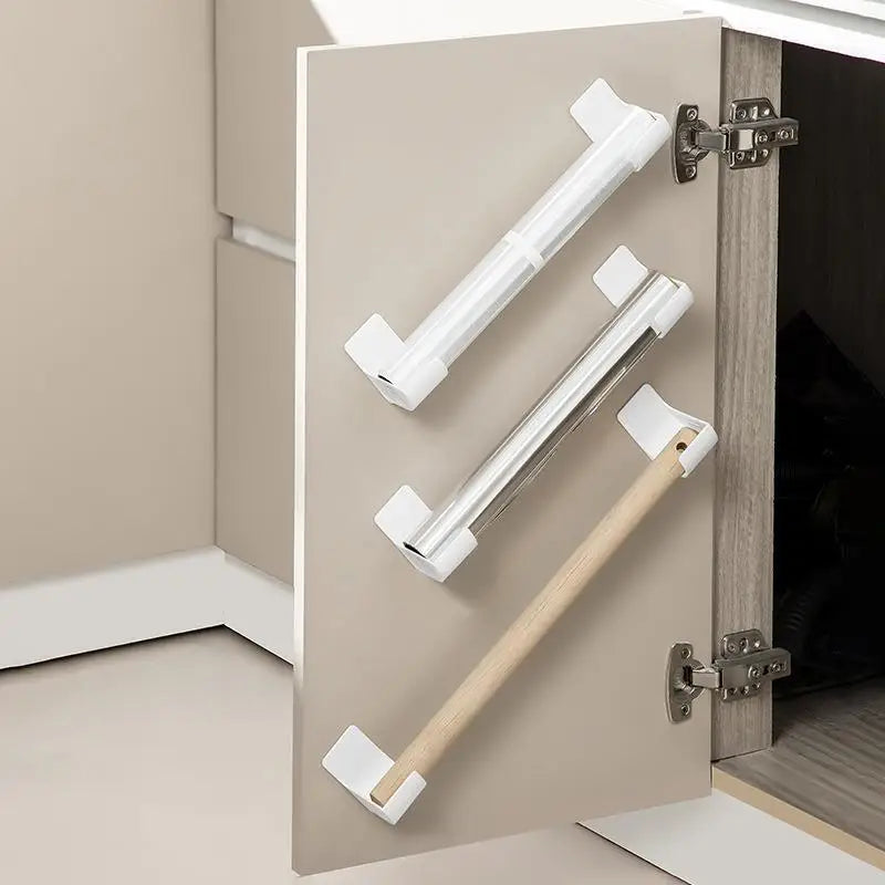 8PCS/2PCS/3PCS/4PCS Storage Tray Refrigerator Side Storage Rack Plastic Wrap Garbage Bag Cabinet Storage Rack