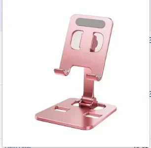 Foldable Desk Phone Holder Mount Stand For iPhone 12-16 Universal Mobile Phone Holder Tablet Desktop Aluminum Alloy Holder