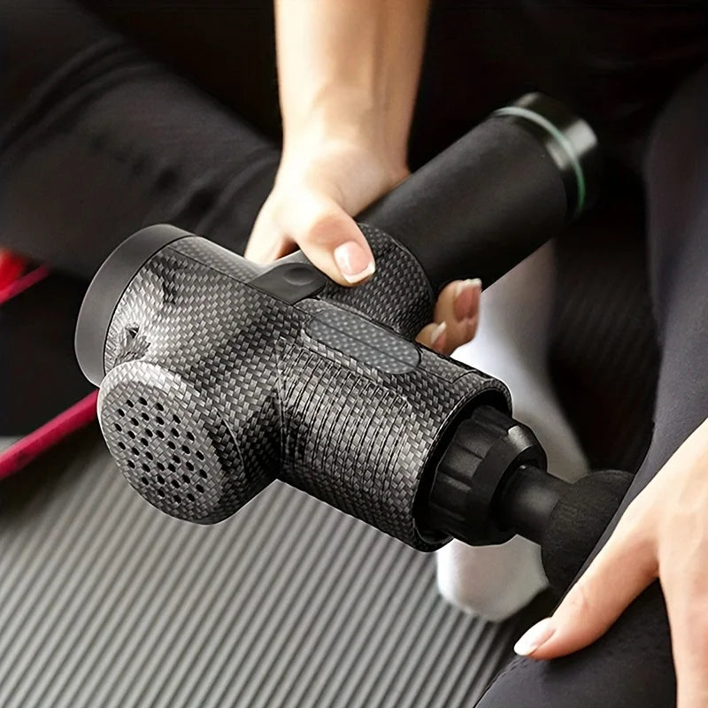 Portable Gun Vibration Massage Gun For Body Neck Back Deep Muscle Relaxation Fitness Slimming One Head