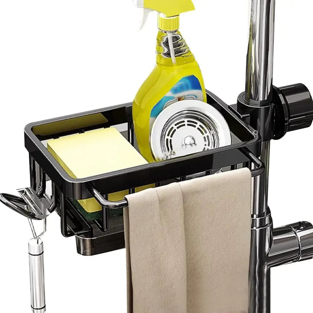 Kitchen Sink Faucet Storage Rack Dishwasher Vegetable Sink Supplies Household Drain Basket For Bathroom Gadget
