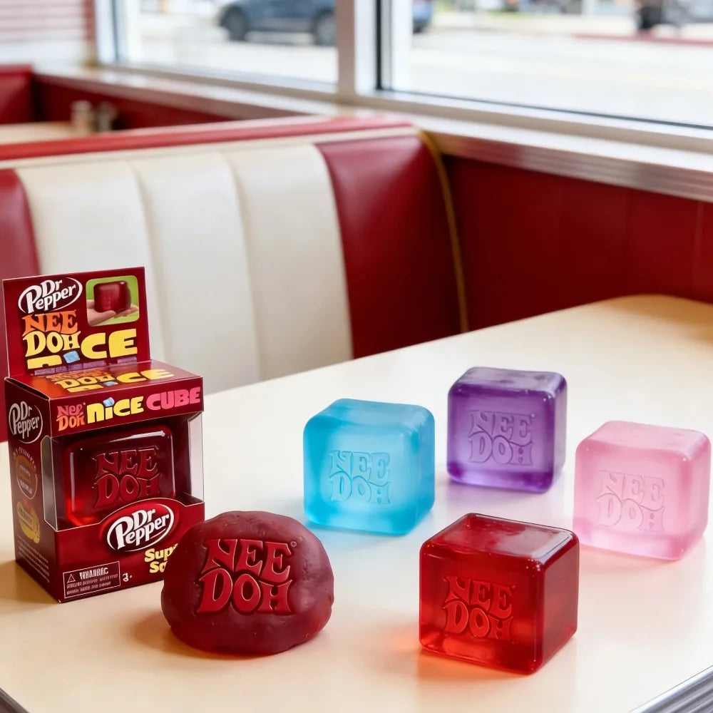 HOT Nee Doh Nice Cube Squishy Stress Ball blind box Relief Soft Squeeze Fidget Cube for Adults Fun Soft Stress gifts Fidget Toys