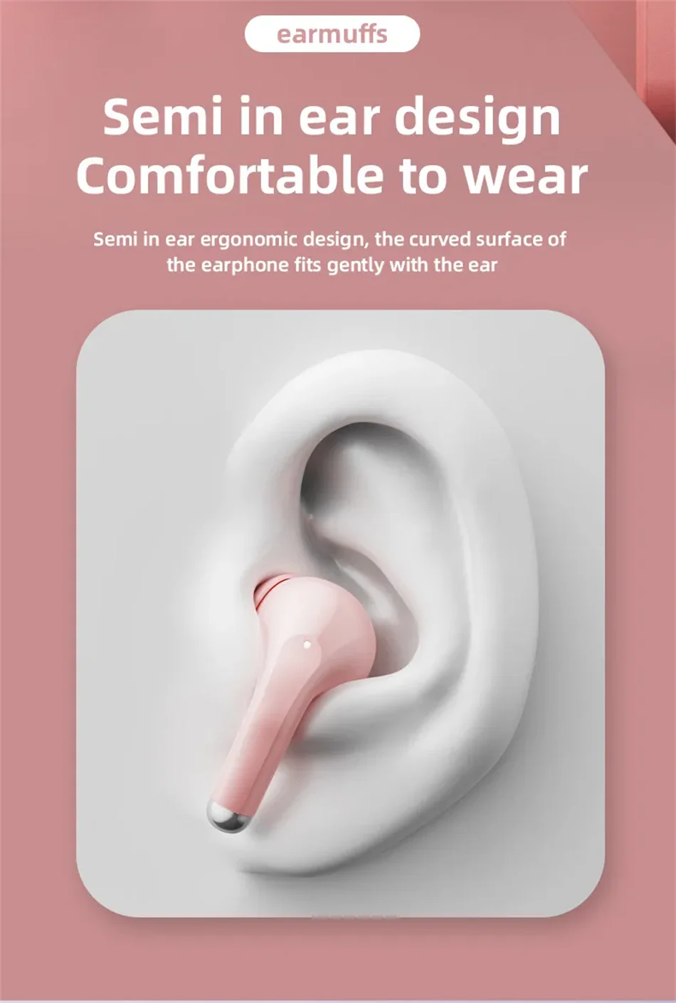 Lenovo LP40 Pro Bluetooth V5.3 Earphones Anti-sweat Lightweight Headphones Compatible With Smart Phone Laptop Computer Earbuds
