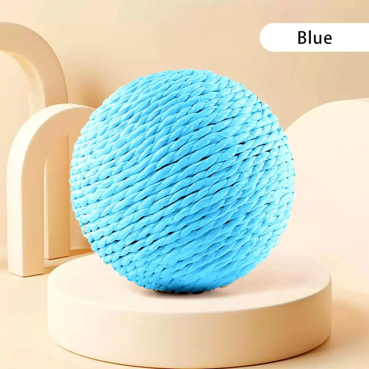 10CM Interactive Cat Scratching Ball Toy For Kitten Teeth Cleaning Anti Bite Cat Ball Sounding Toy Pet Supplies