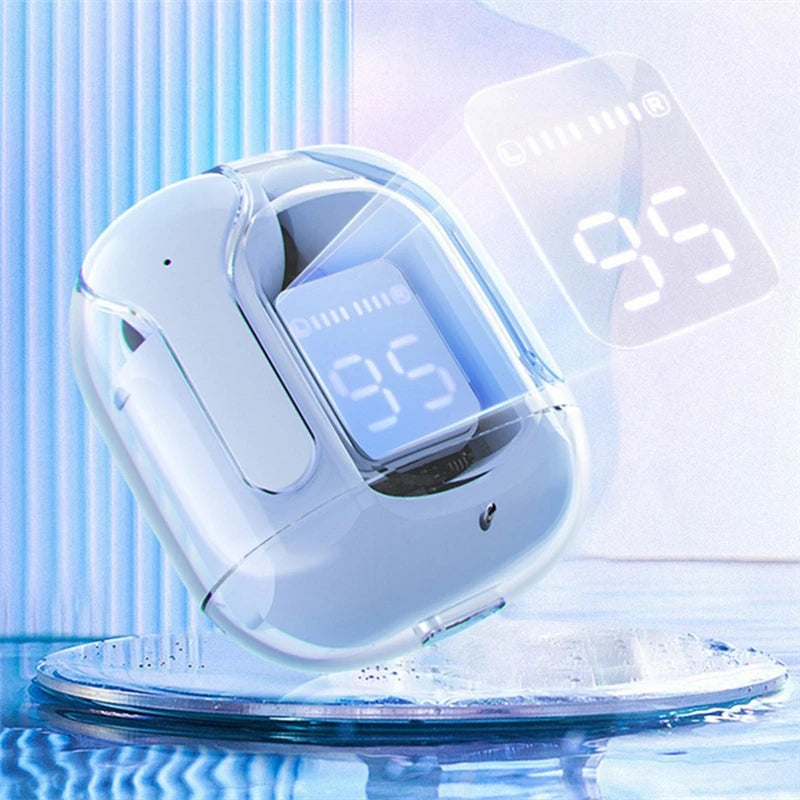 Wireless Mini Earbuds LED Power Digital Display TWS Wireless Headset Stereo Sound Bluetooth Headphones