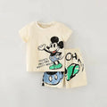 Trendy Casual 2 Piece/Sets For Girls Boys T-shirt +Shorts Tracksuits Baby Summer Short Sleeve Outfit New Fashion Costume