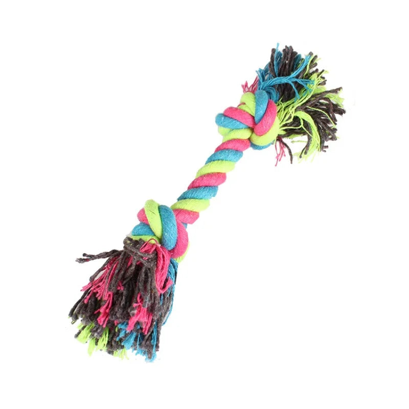 Dog Toy Pet Molar Bite-resistant Cotton Rope Knot for Small Dog Puppy Relieving Stuffy Cleaning Teeth Pet Chew Toys