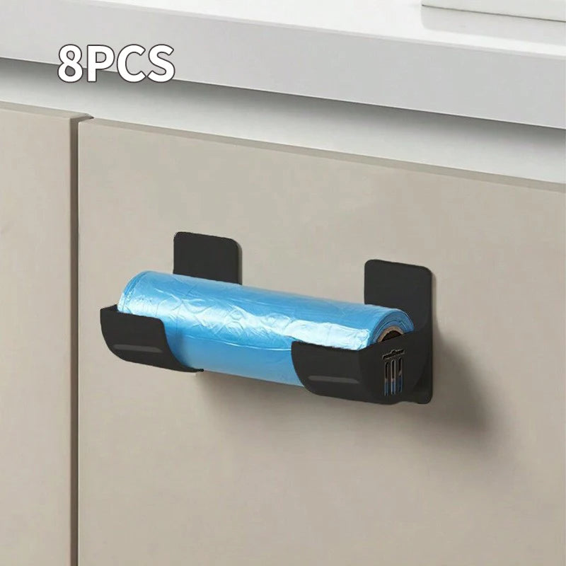 8PCS/2PCS/3PCS/4PCS Storage Tray Refrigerator Side Storage Rack Plastic Wrap Garbage Bag Cabinet Storage Rack